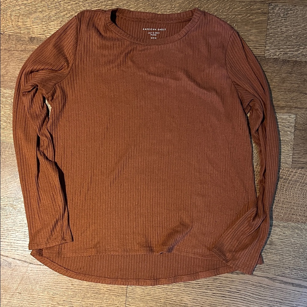 American Eagle Soft & Sexy Plush Top in Rich Brown